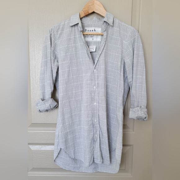 FRANK & EILEEN Grayson Button Down Top Blouse 100% Cotton Small - Picture 5 of 15